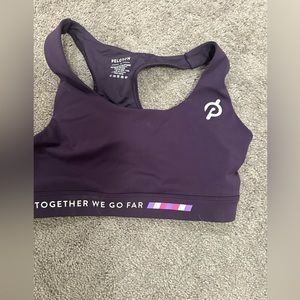 Peloton purple bra